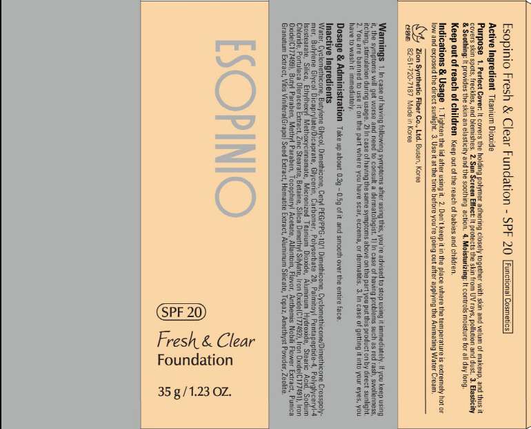 ESOPINIO FRESH AND CLEAR FOUNDATION